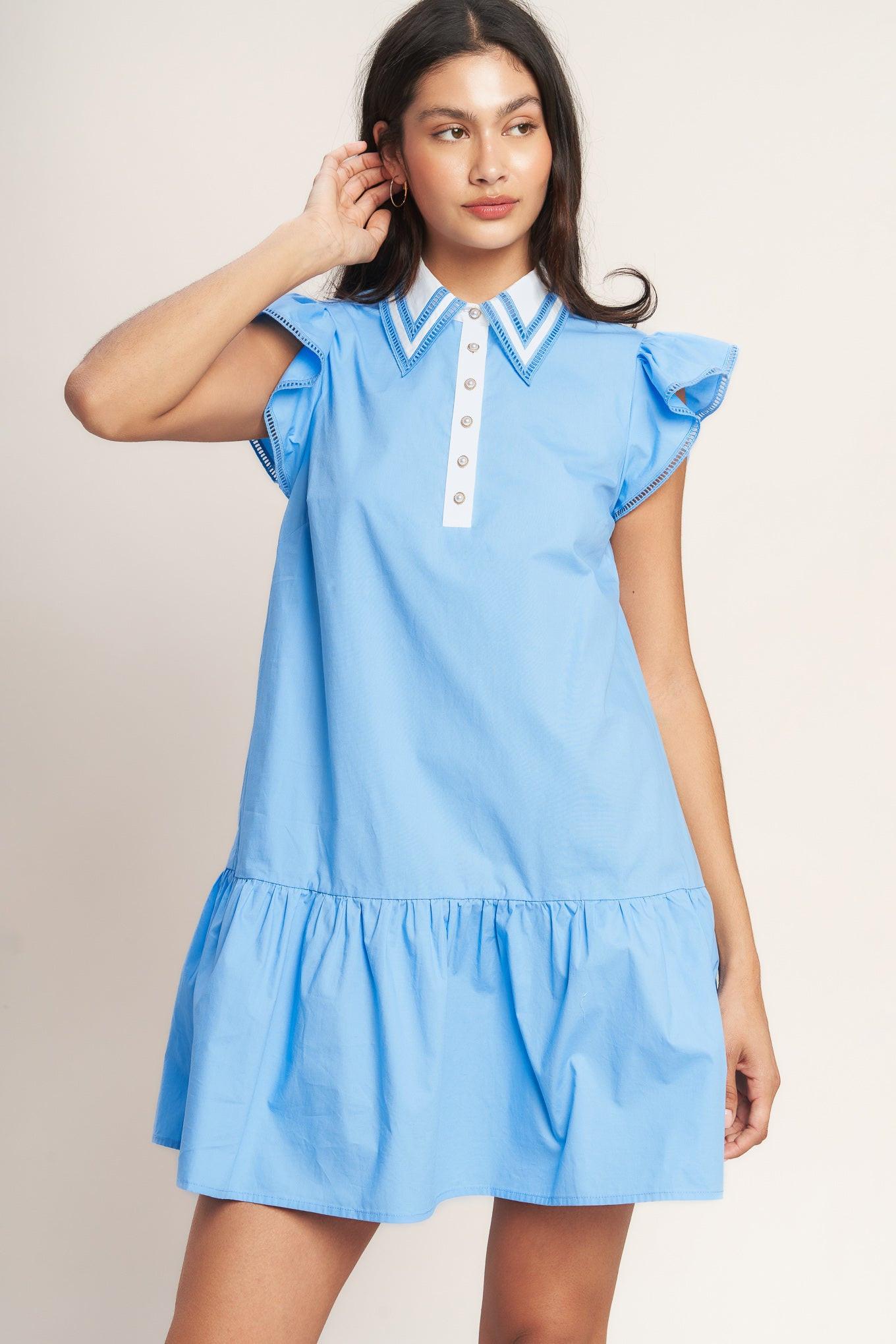 Sweet Days Woven Mini Dress