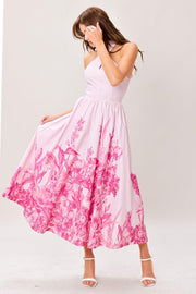 Roselight Dream Woven Midi Dress