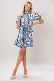 Island Pulse Woven Mini Dress