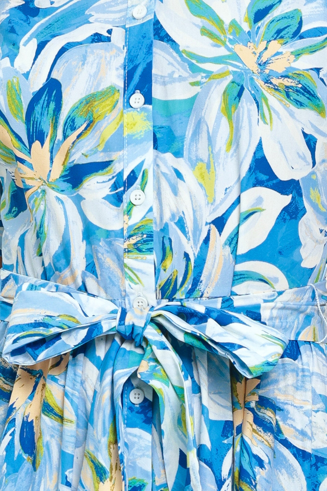 Ocean Garden Woven Midi Dress | Includes Plus Size
