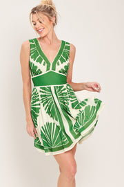 Palm Breeze Woven Mini Dress | Includes Plus Size