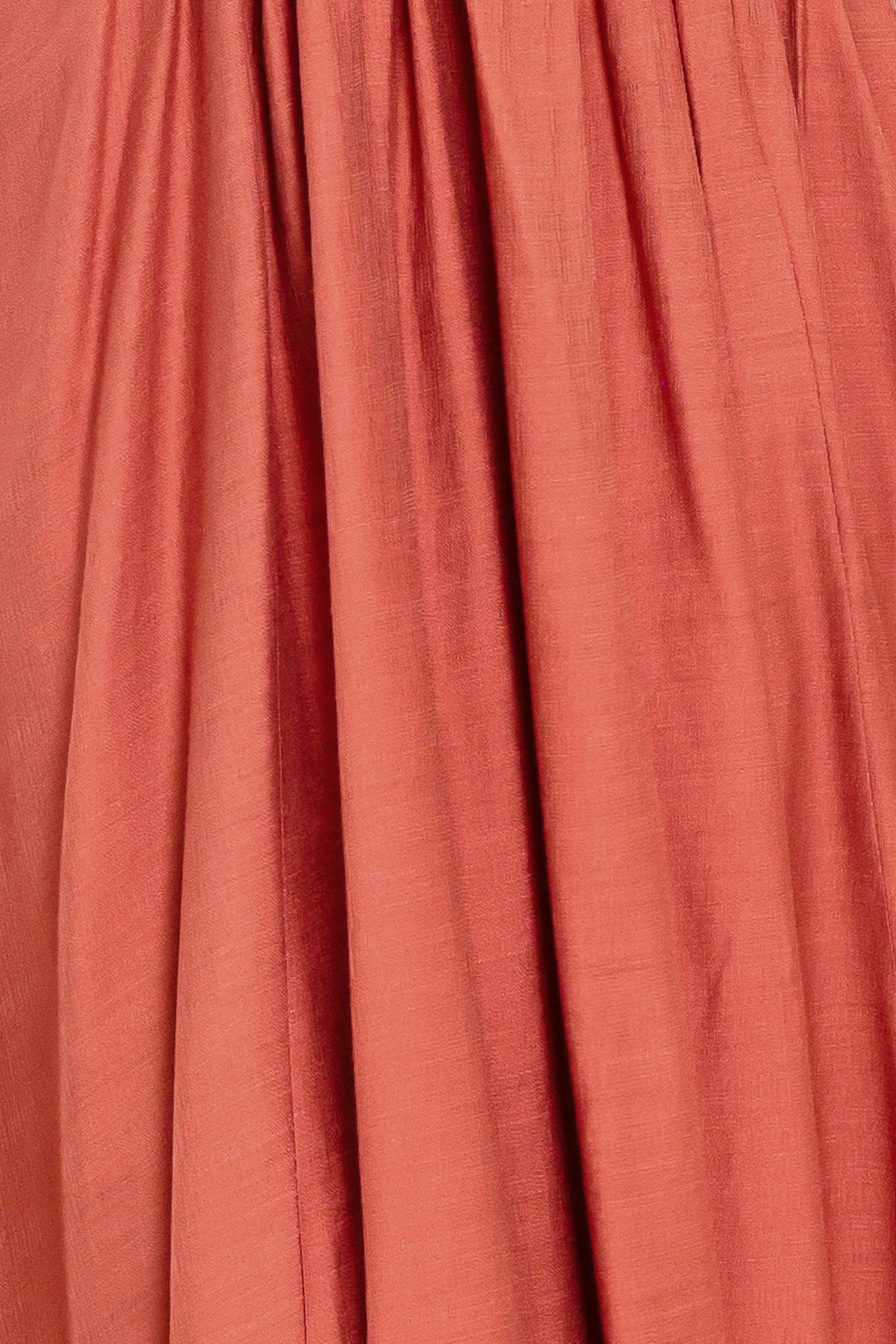 Terracotta Woven Maxi Dress