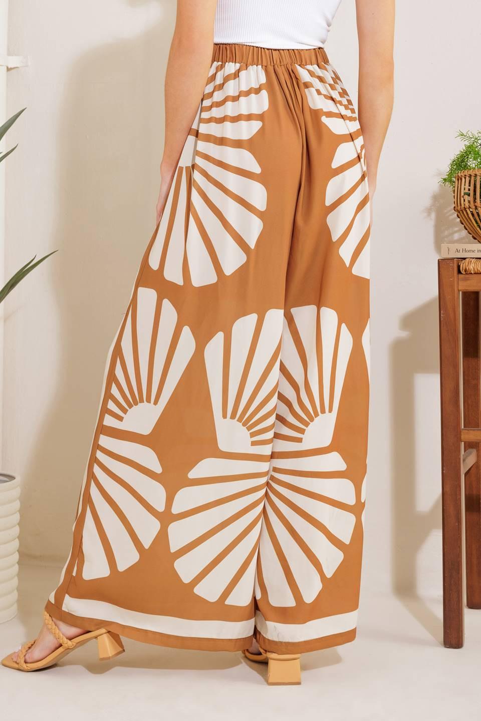 Awaiting Love Woven Kimono Cover Up And Pant Set