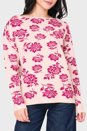 Intarsia Slouchy Luxe Sweater