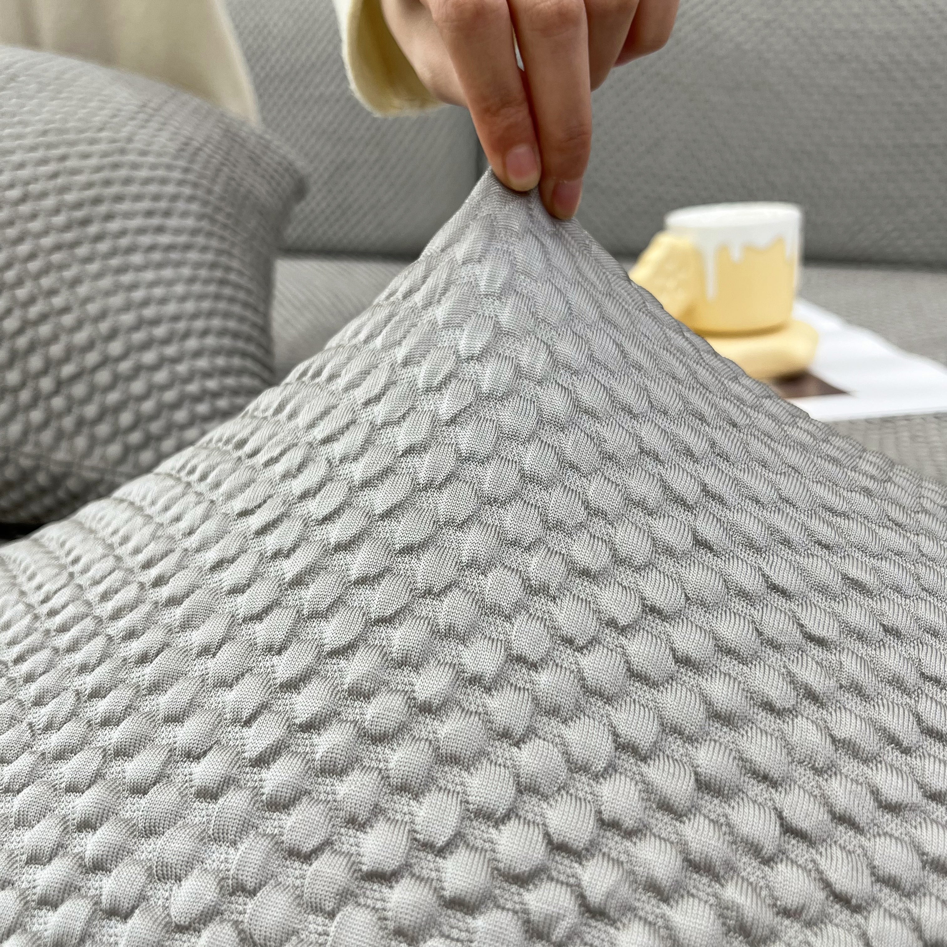 Cooling Stretch Sofa Seat Cushion Covers, Slip Covers For Cushions, Universal Couch Cushion Protector