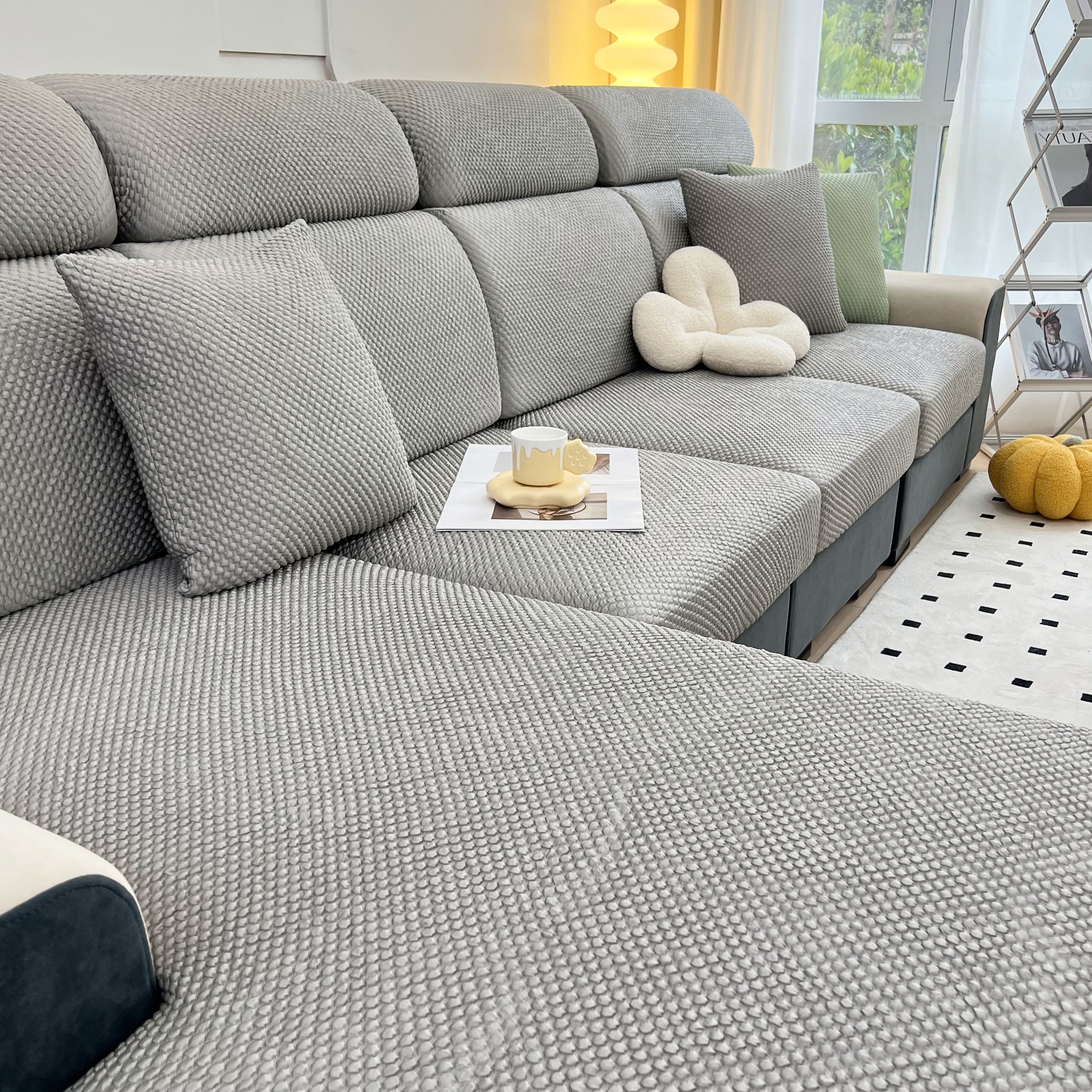 Cooling Stretch Sofa Seat Cushion Covers, Slip Covers For Cushions, Universal Couch Cushion Protector