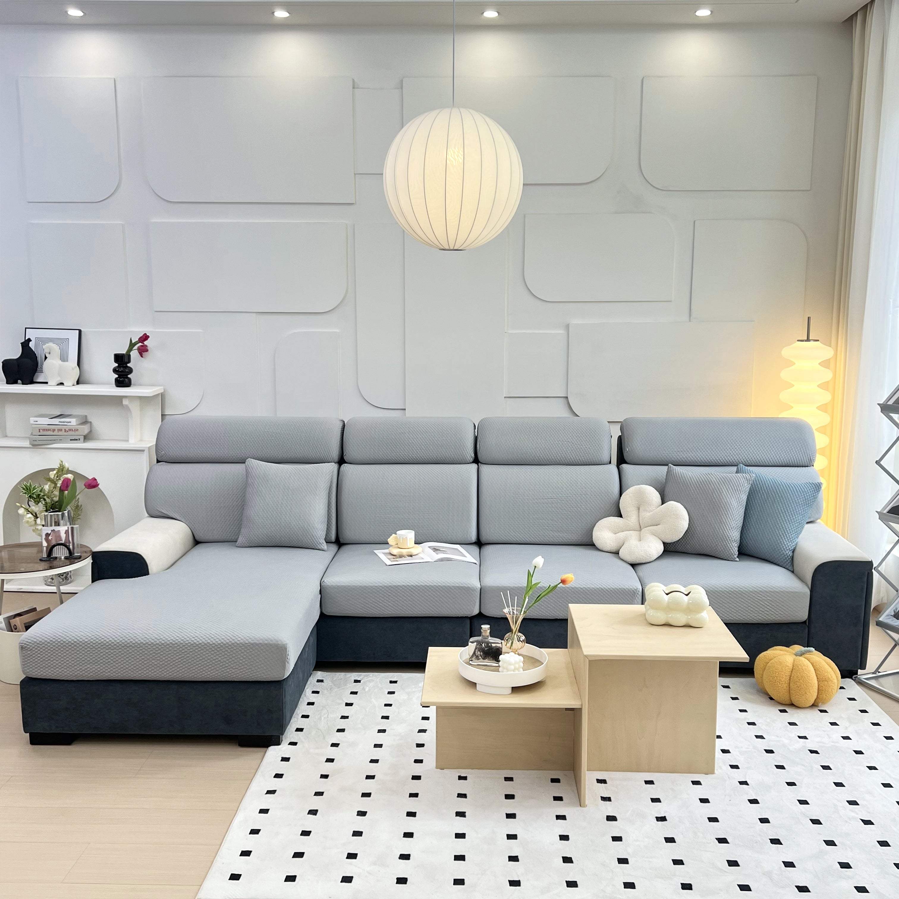Cooling Stretch Sofa Seat Cushion Covers, Slip Covers For Cushions, Universal Couch Cushion Protector
