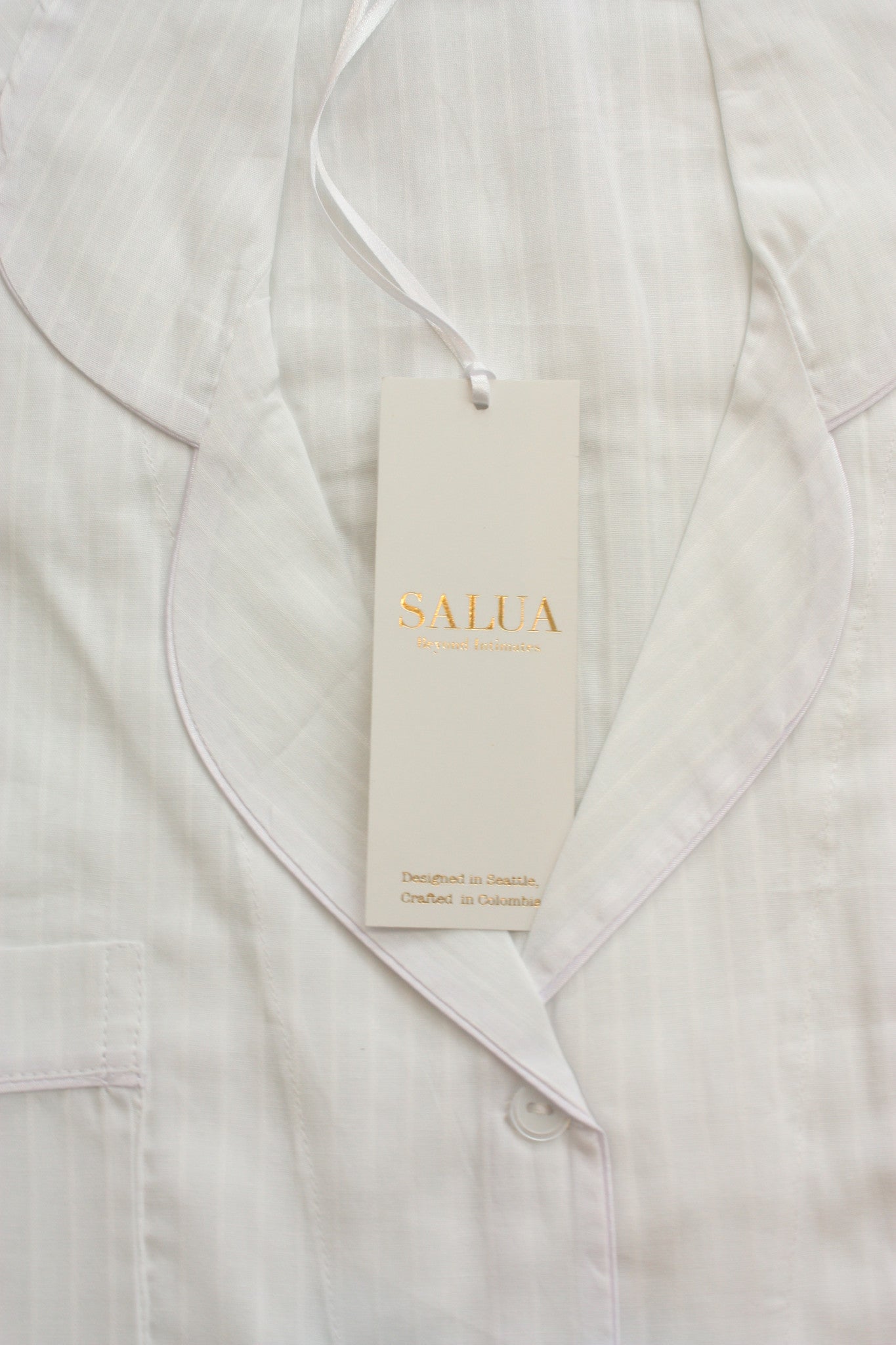 Classic Sleep Shirt In Woven Cotton