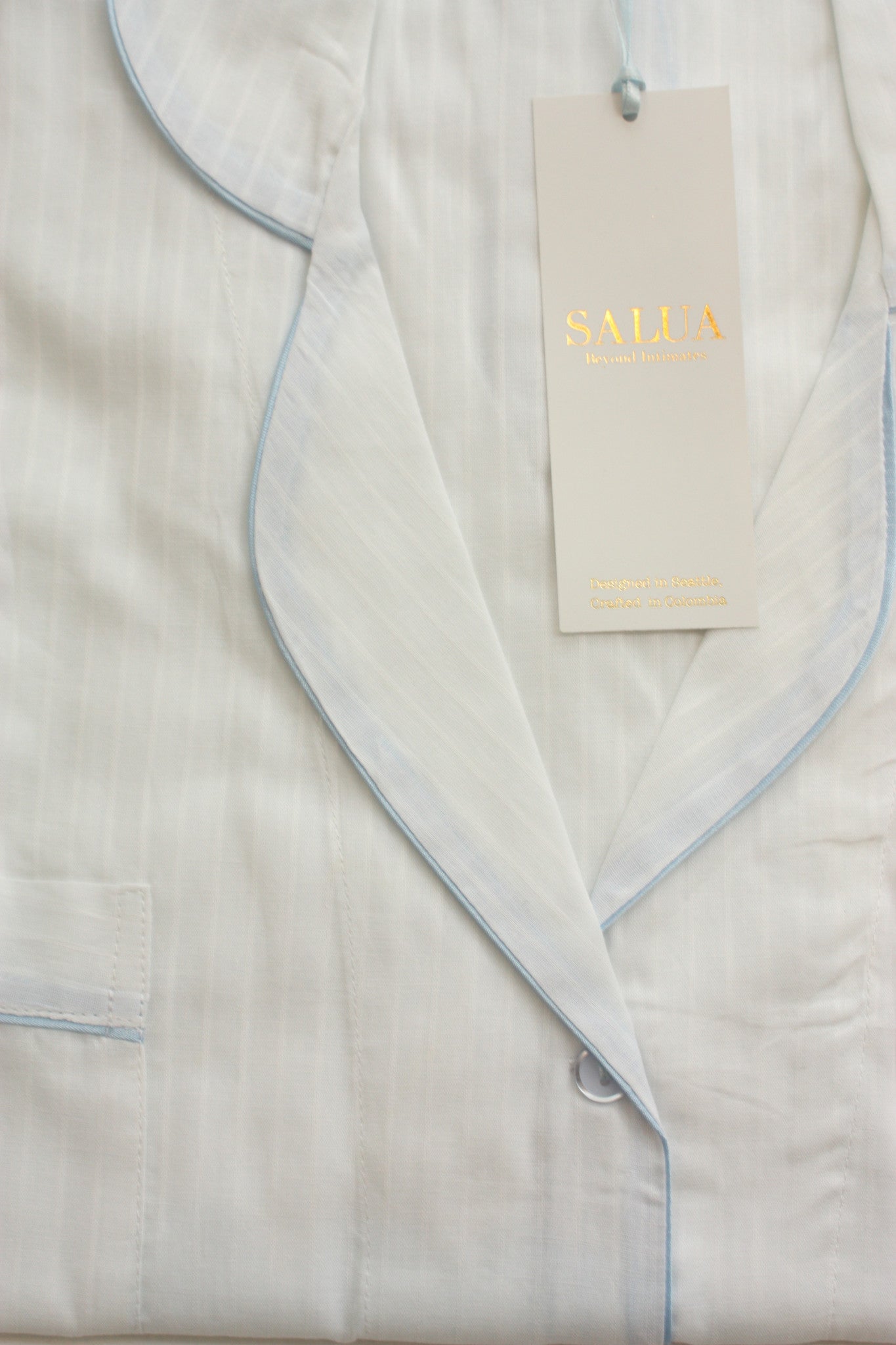 Classic Sleep Shirt In Woven Cotton
