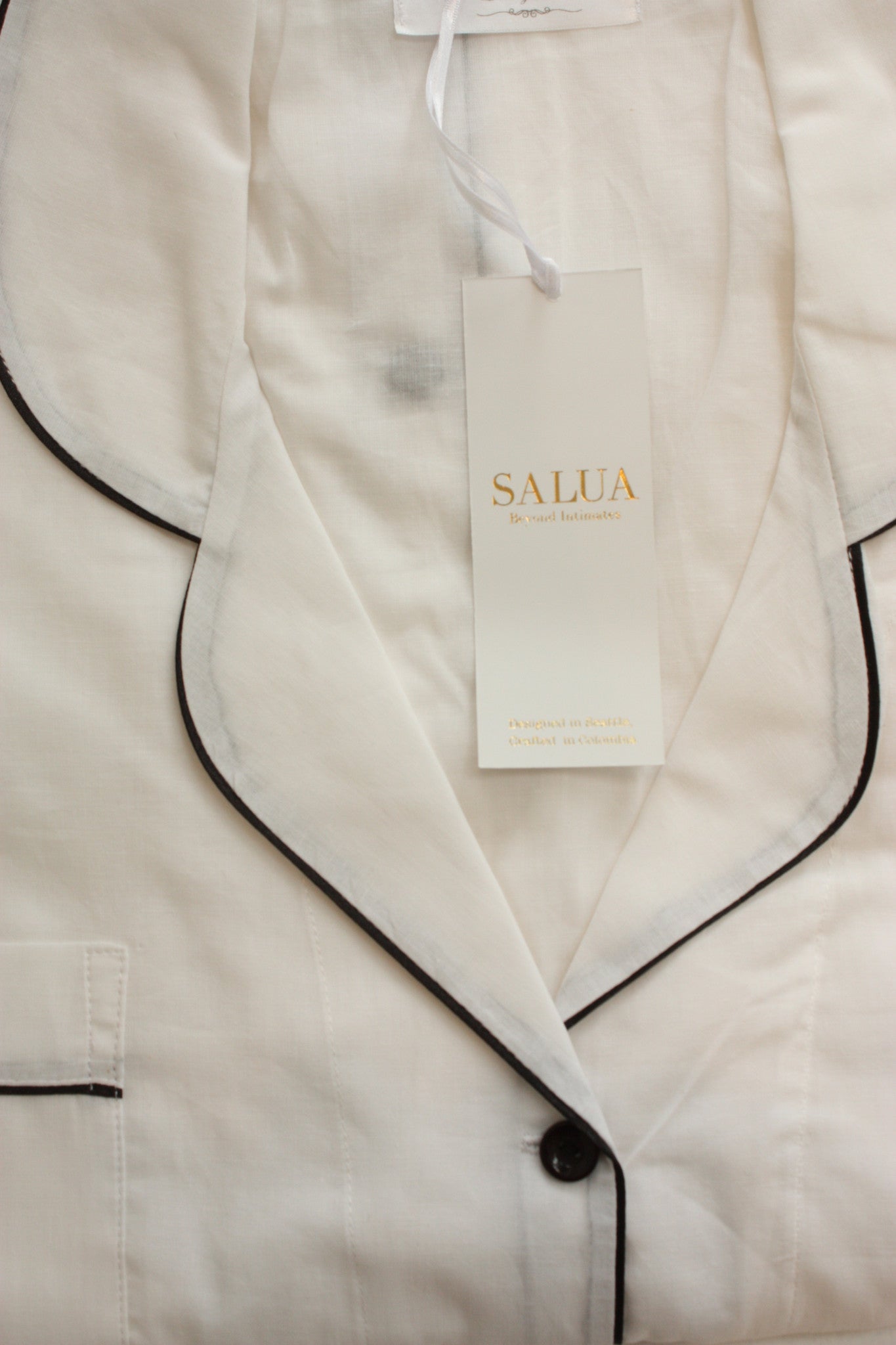 Classic Sleep Shirt In Woven Cotton