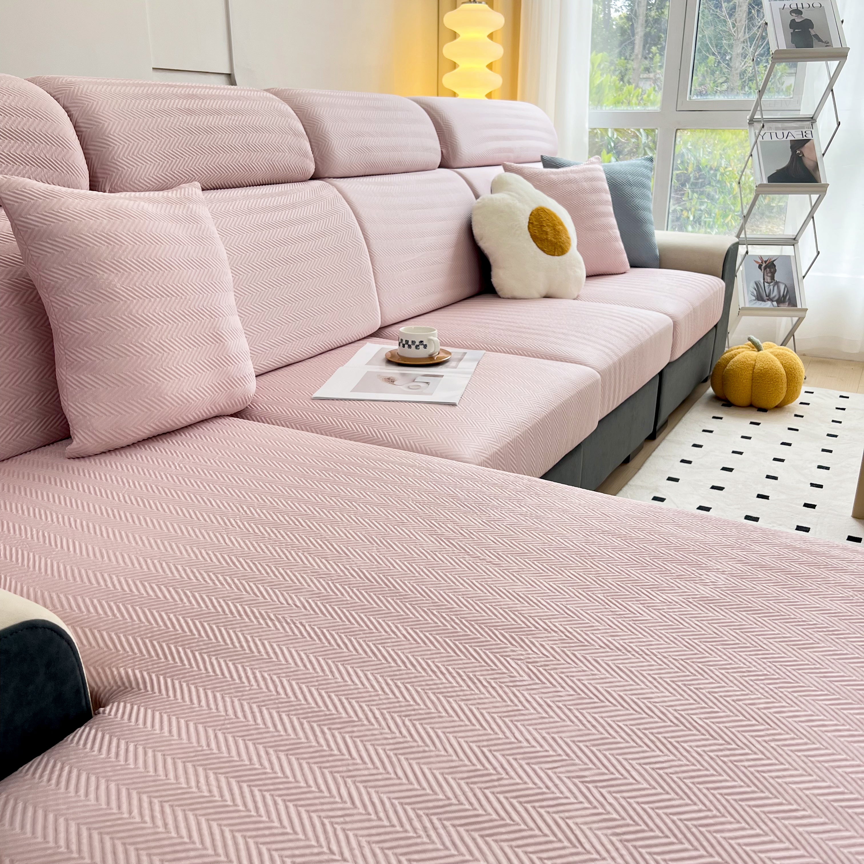 Cooling Stretchy Replacement Couch Cushion Covers For Sectional, Individual Couch Seat Cushion Covers
