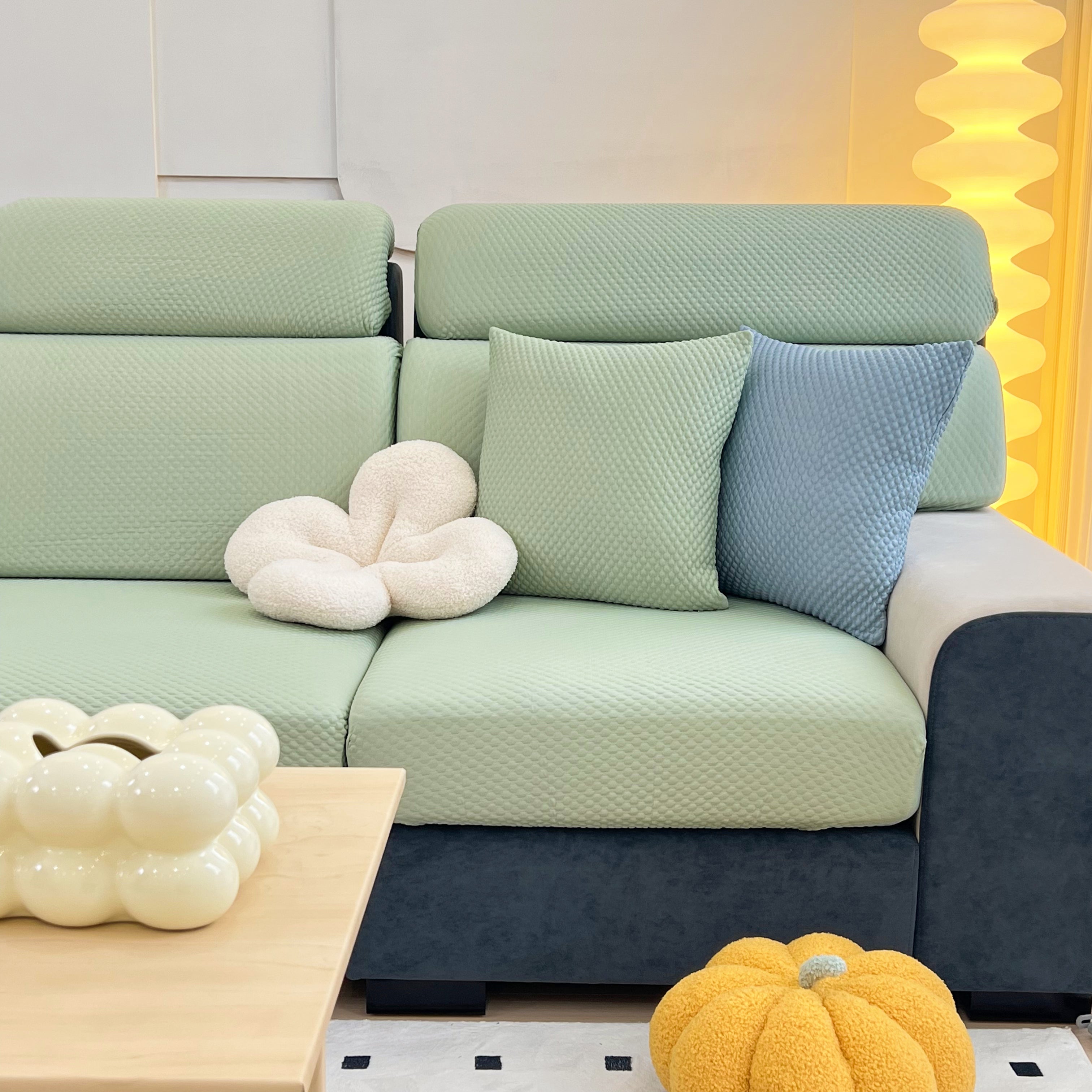 Cooling Stretch Sofa Seat Cushion Covers, Slip Covers For Cushions, Universal Couch Cushion Protector