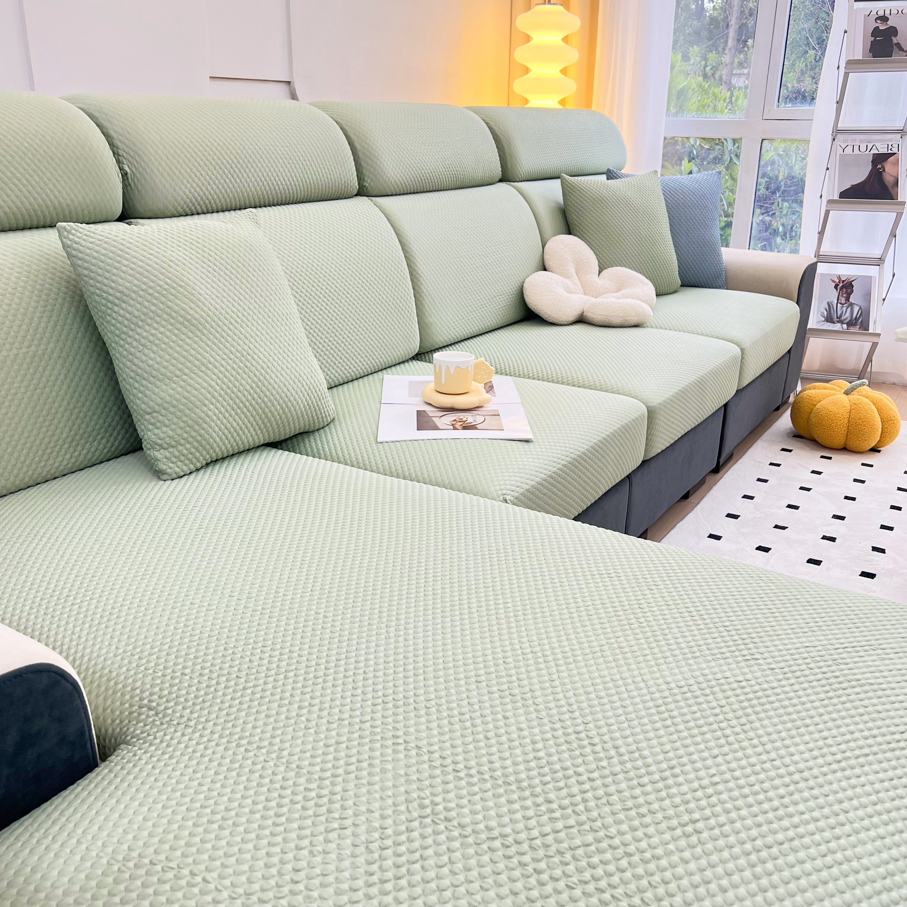 Cooling Stretch Sofa Seat Cushion Covers, Slip Covers For Cushions, Universal Couch Cushion Protector