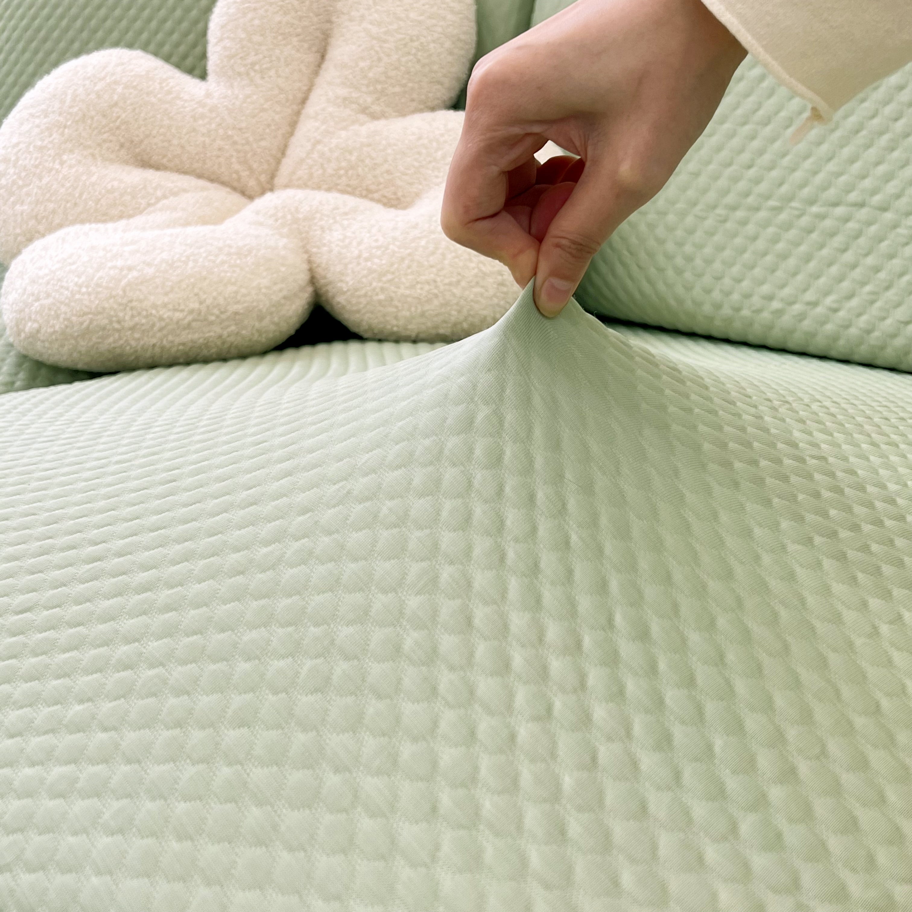 Cooling Stretch Sofa Seat Cushion Covers, Slip Covers For Cushions, Universal Couch Cushion Protector