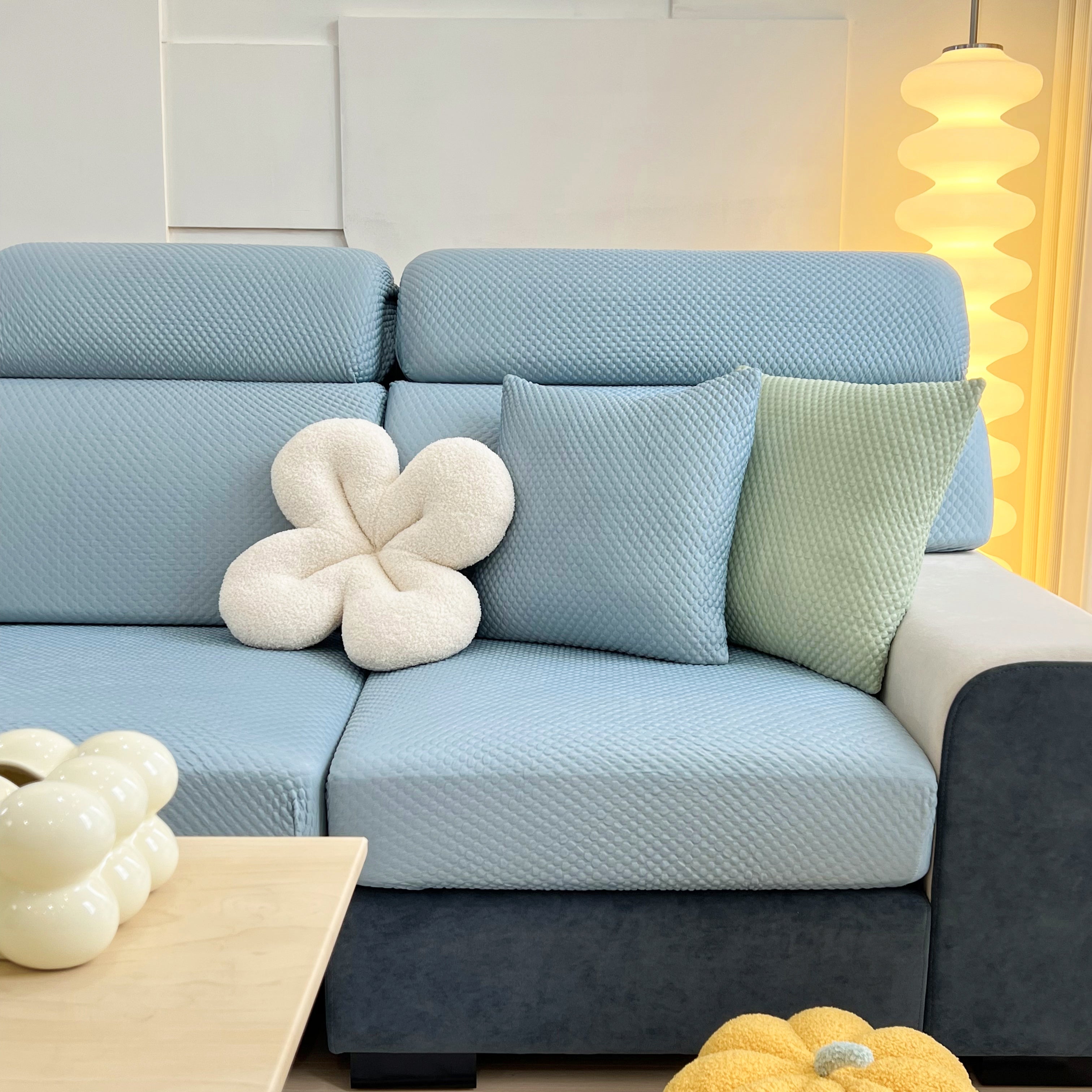 Cooling Stretch Sofa Seat Cushion Covers, Slip Covers For Cushions, Universal Couch Cushion Protector