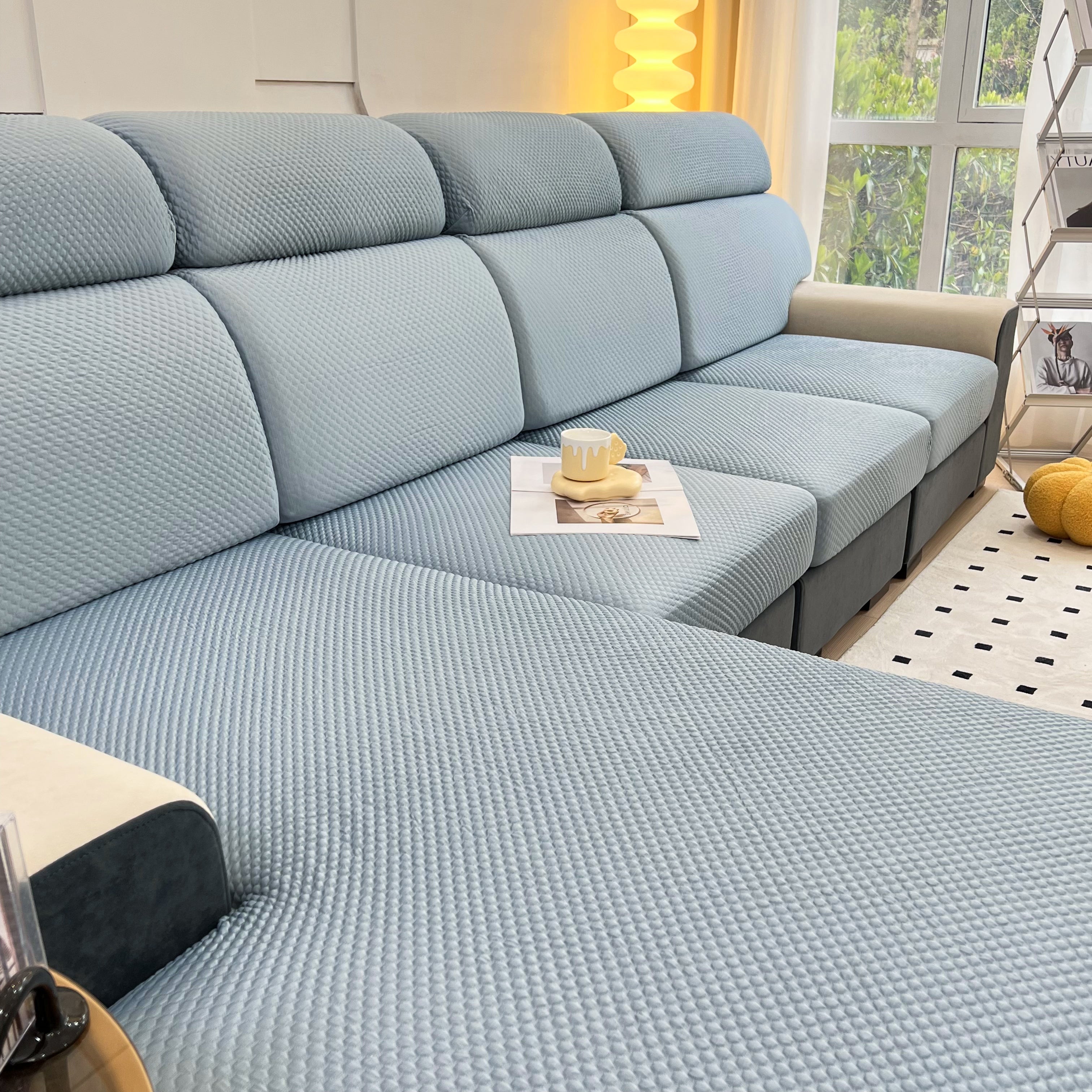 Cooling Stretch Sofa Seat Cushion Covers, Slip Covers For Cushions, Universal Couch Cushion Protector