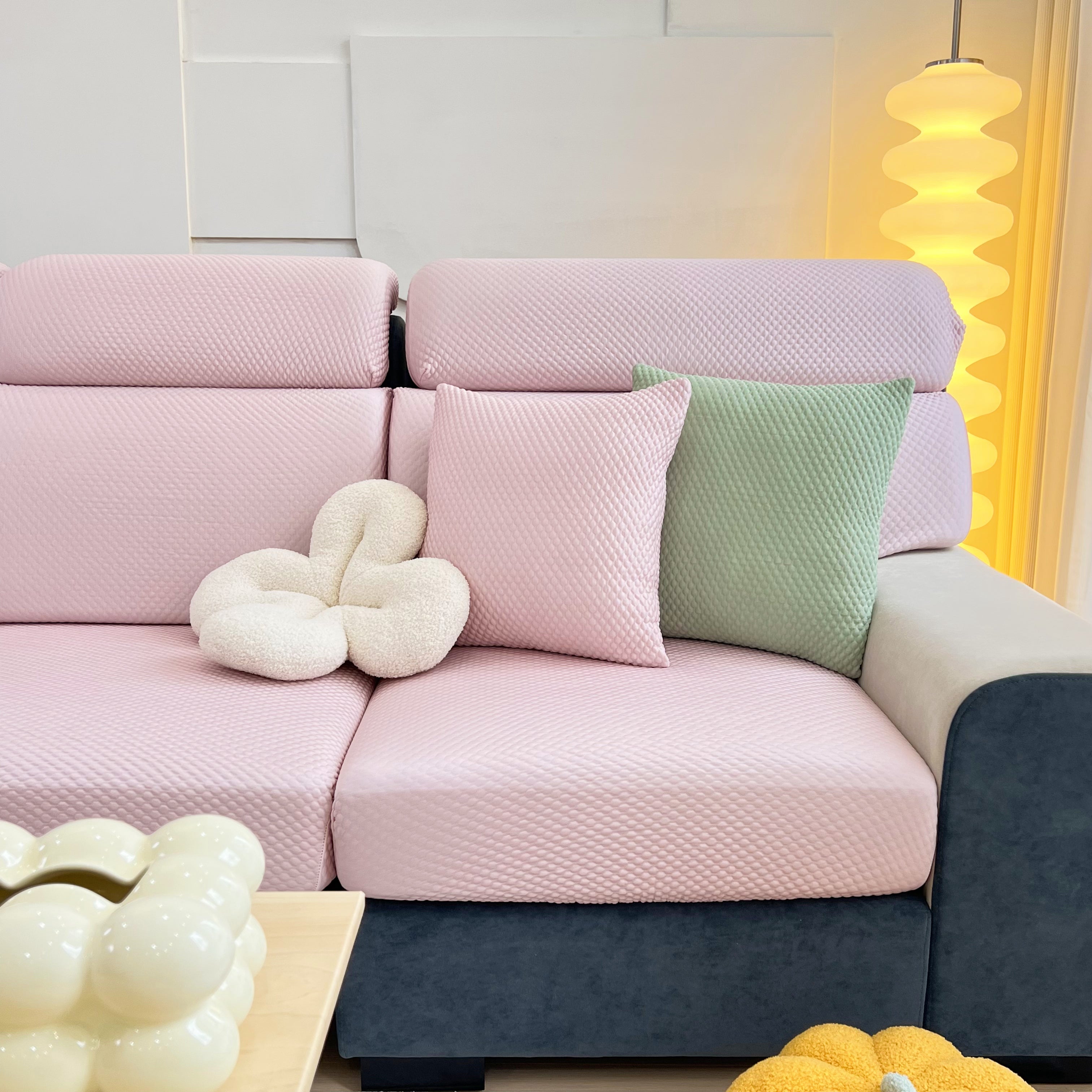 Cooling Stretch Sofa Seat Cushion Covers, Slip Covers For Cushions, Universal Couch Cushion Protector