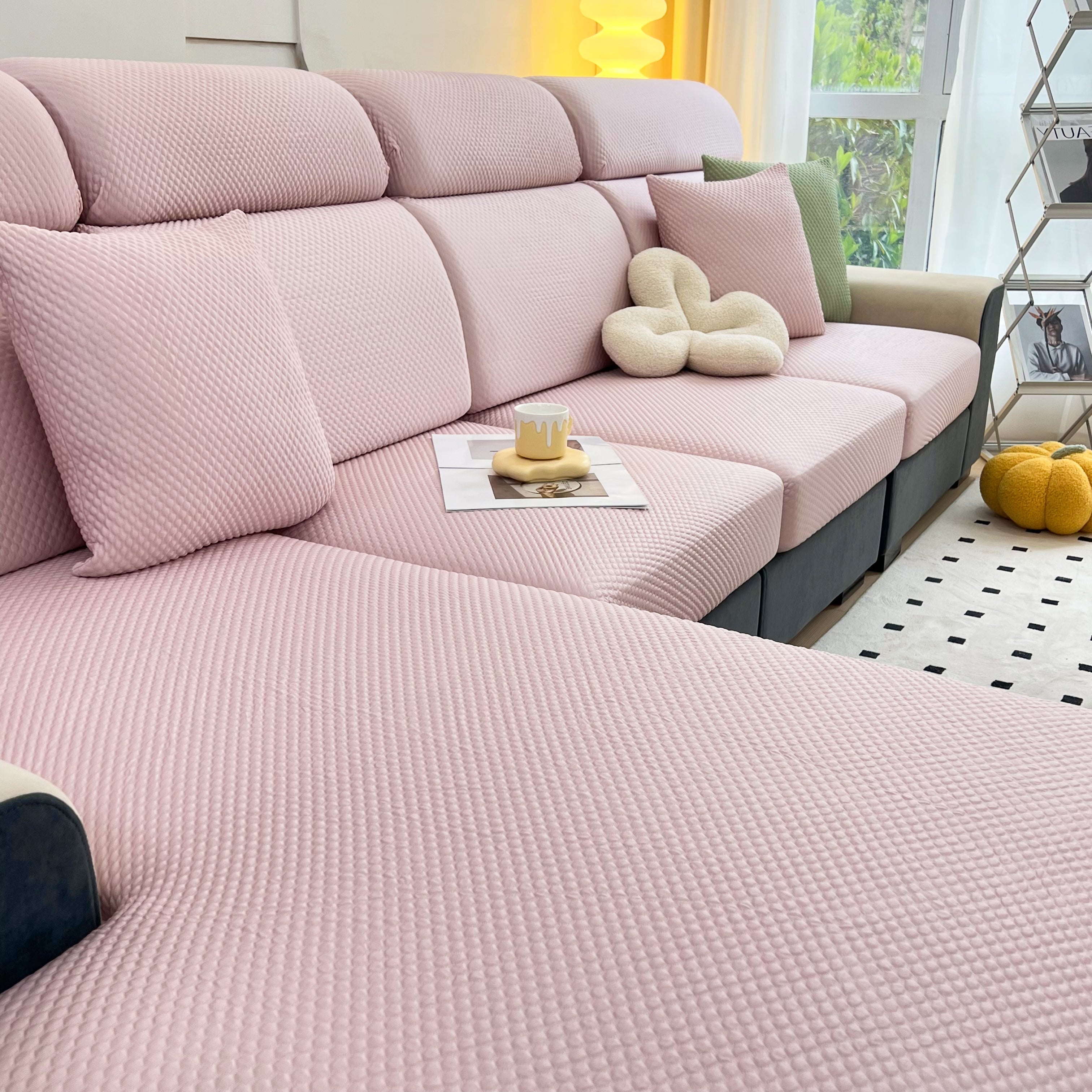 Cooling Stretch Sofa Seat Cushion Covers, Slip Covers For Cushions, Universal Couch Cushion Protector