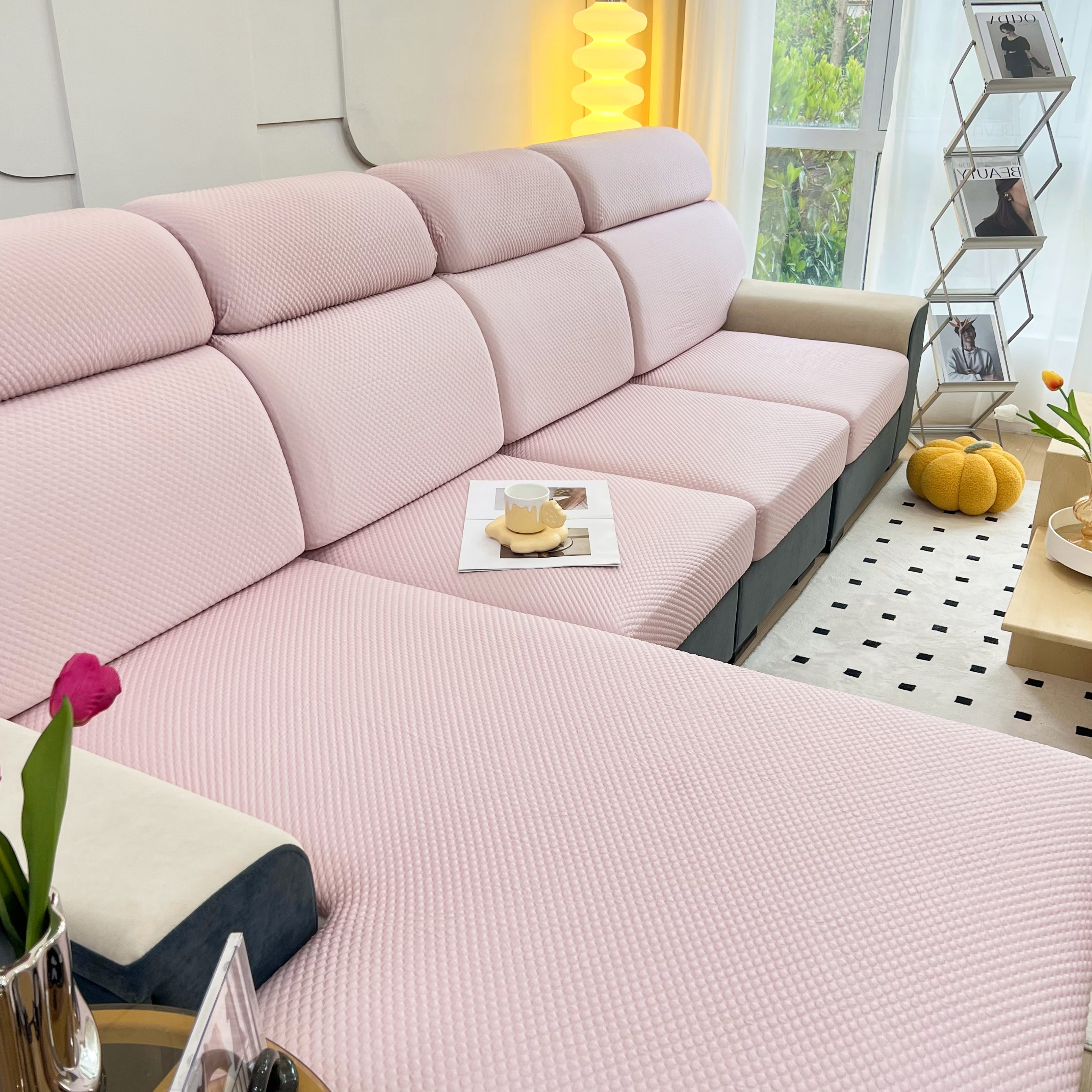 Cooling Stretch Sofa Seat Cushion Covers, Slip Covers For Cushions, Universal Couch Cushion Protector