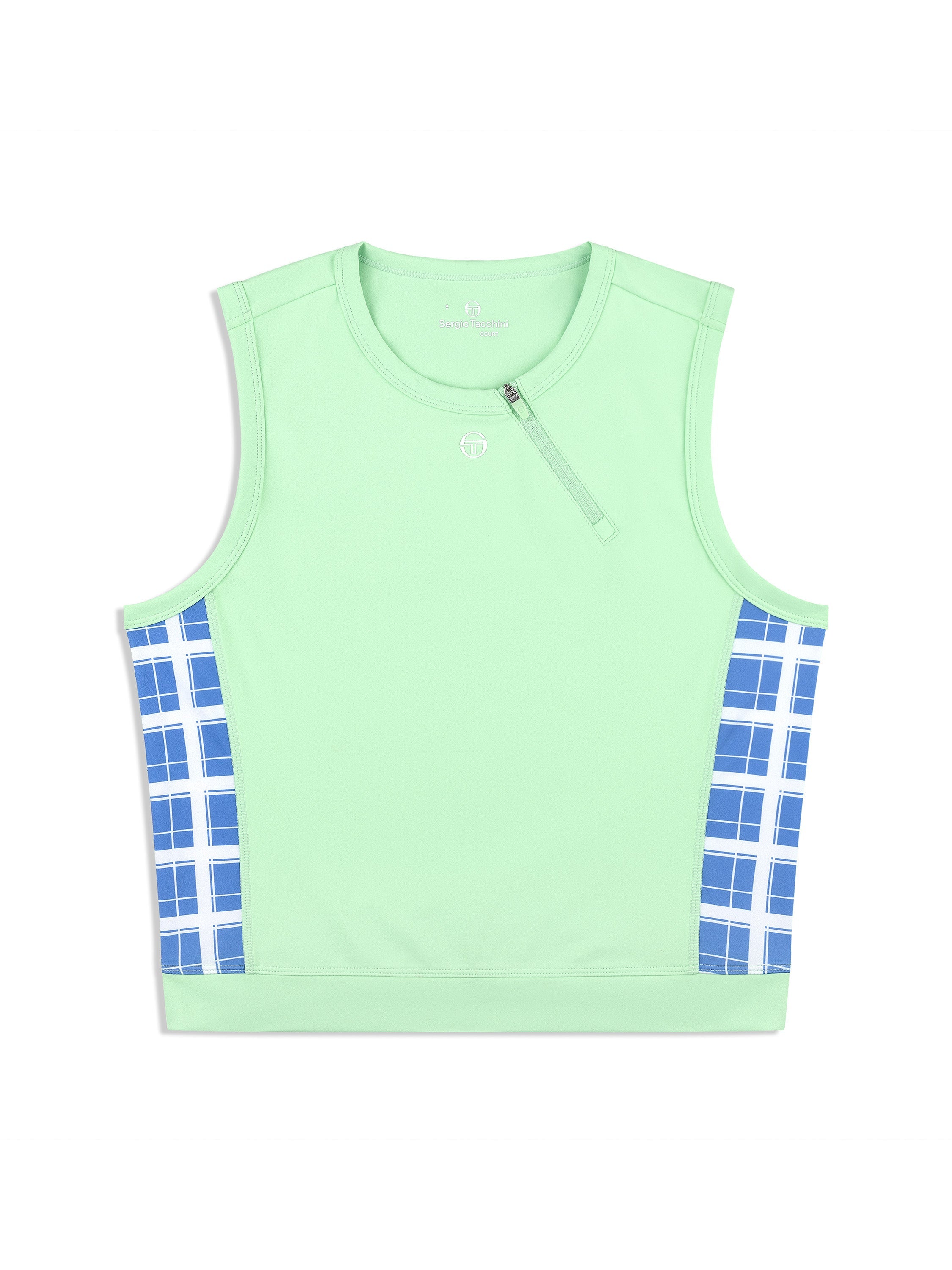 Lara Cropped Top- Green Ash