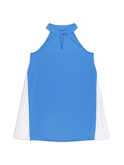 Agata Halter-neck Dress- Ultramarine