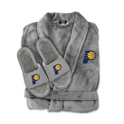 Indiana Pacers Boss Robe & Slides Bundle