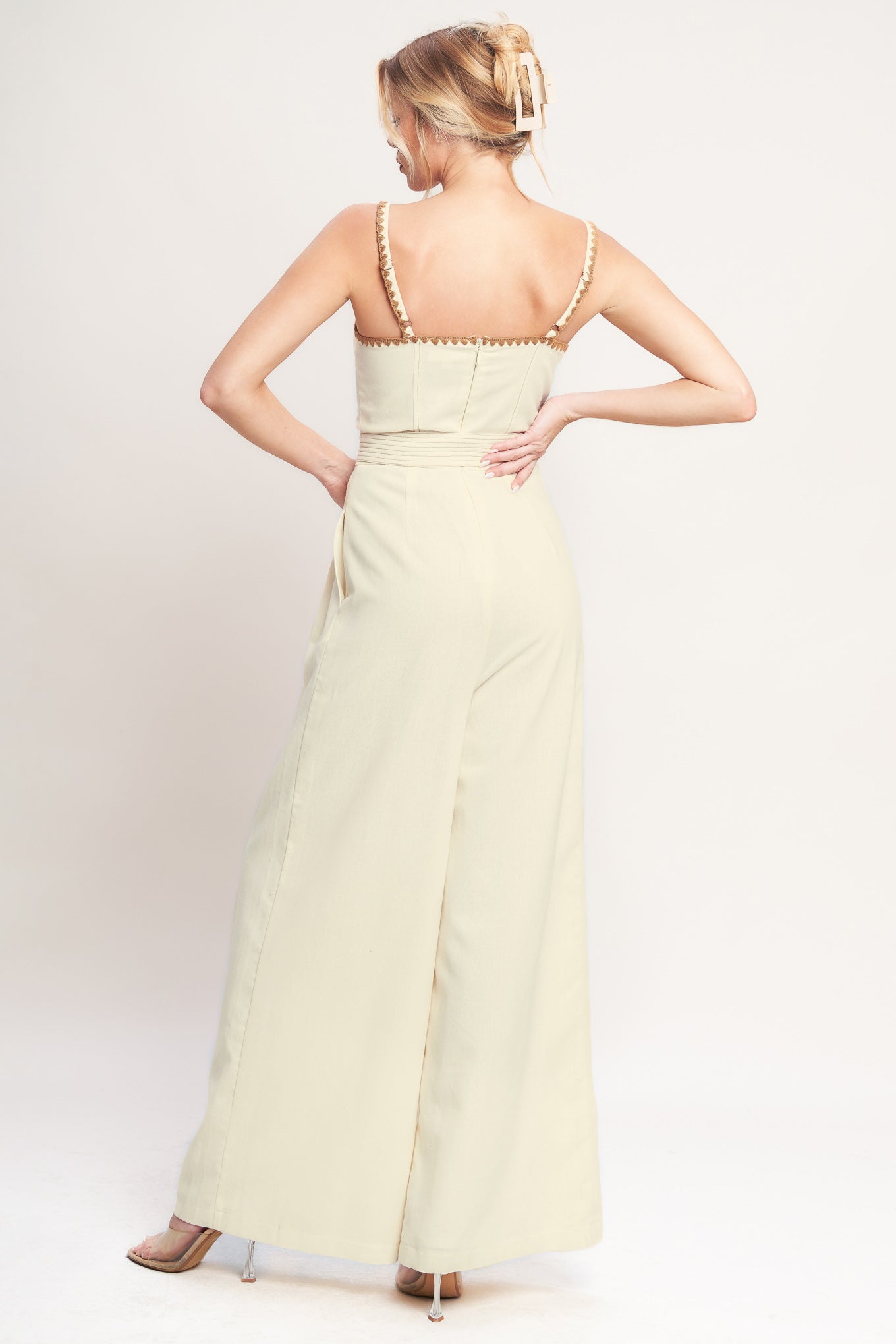 THE QUIET STATEMENT WOVEN JUMPSUIT