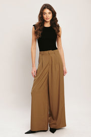 Umber Flow Woven Wide Leg Pants