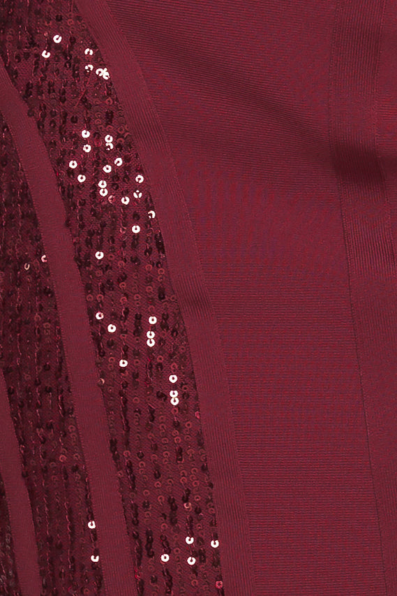 Glam Bandage Mini Dress