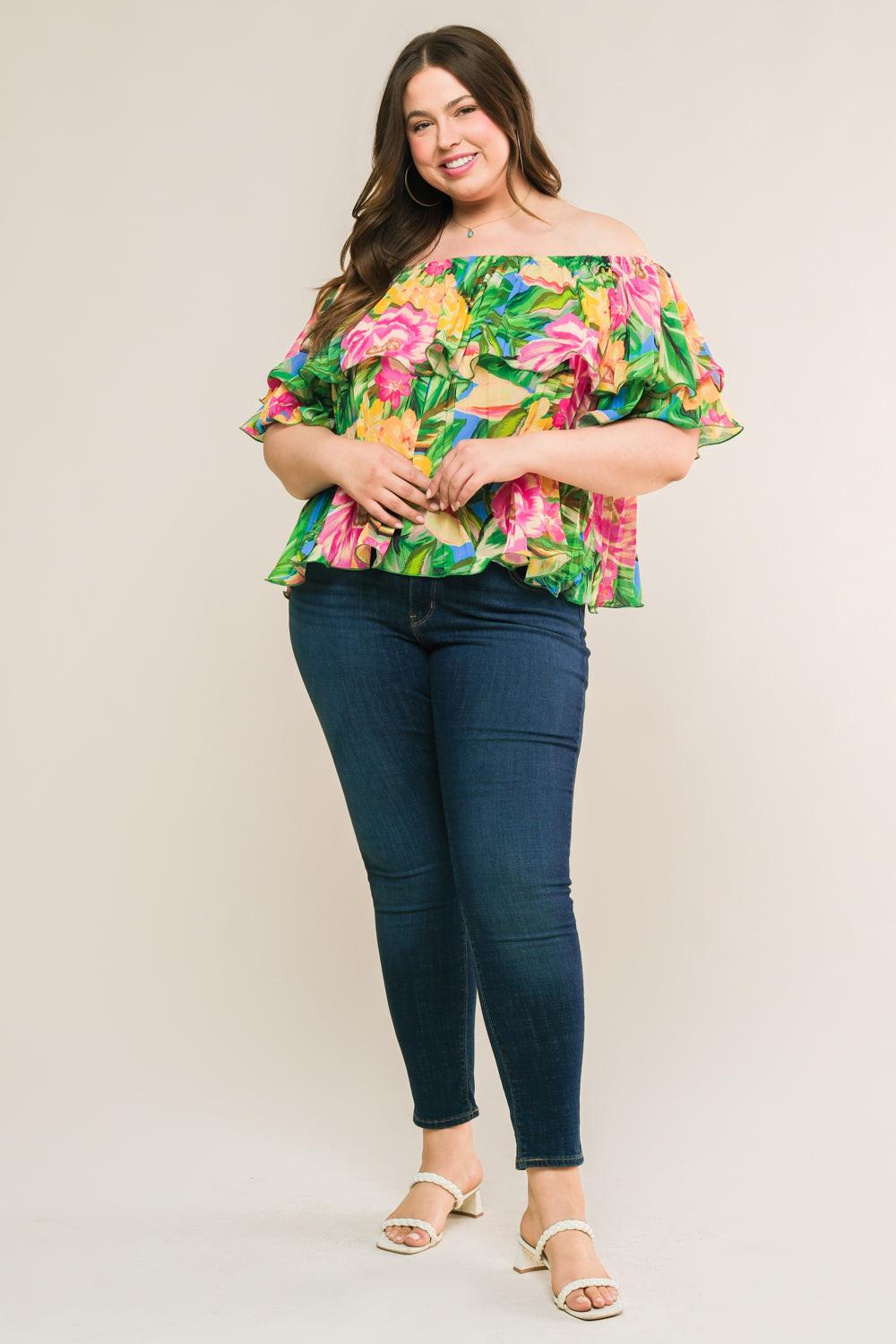 I'll Be Loving You Woven Top | Includes Plus Size