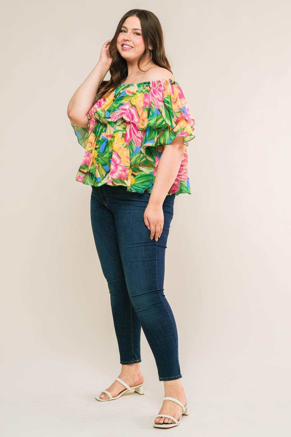 I'll Be Loving You Woven Top | Includes Plus Size