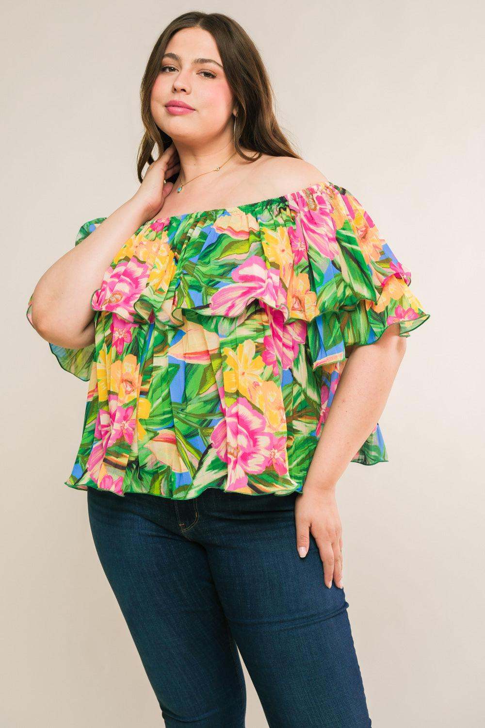I'll Be Loving You Woven Top | Includes Plus Size