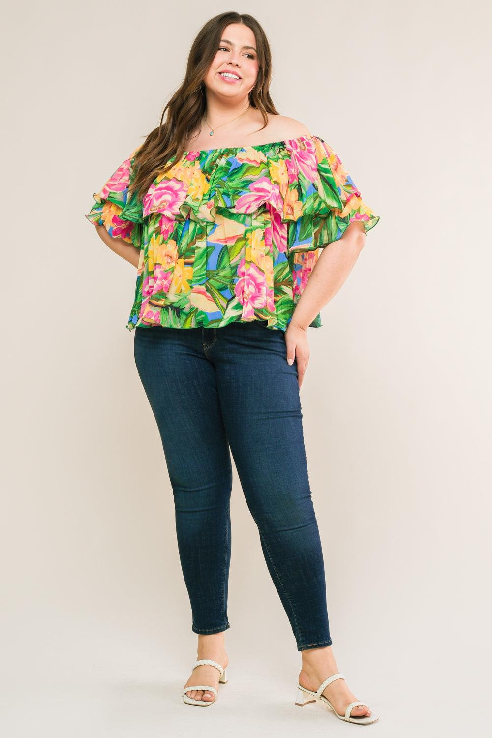I'll Be Loving You Woven Top | Includes Plus Size