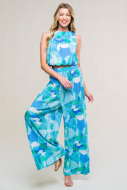 Maritime Muse Woven Plisse Top And Pant Set