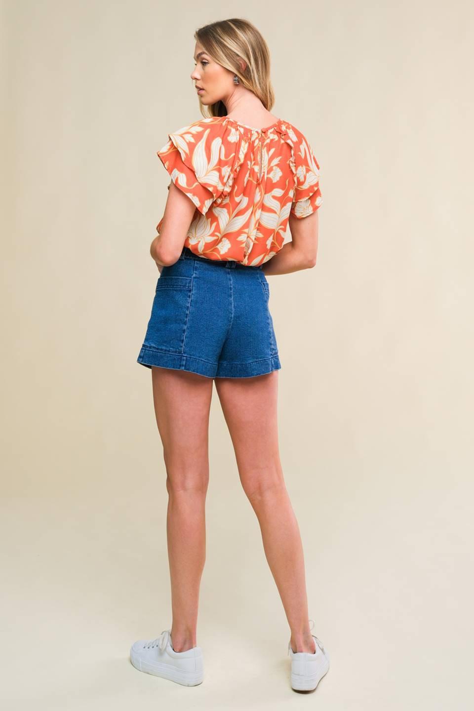 Into The Sky Woven Top