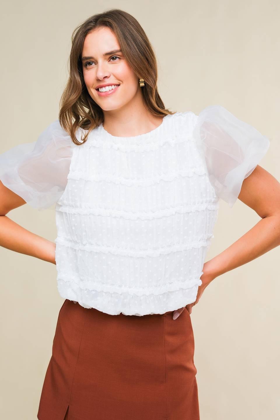 Destined To Impress Woven Top