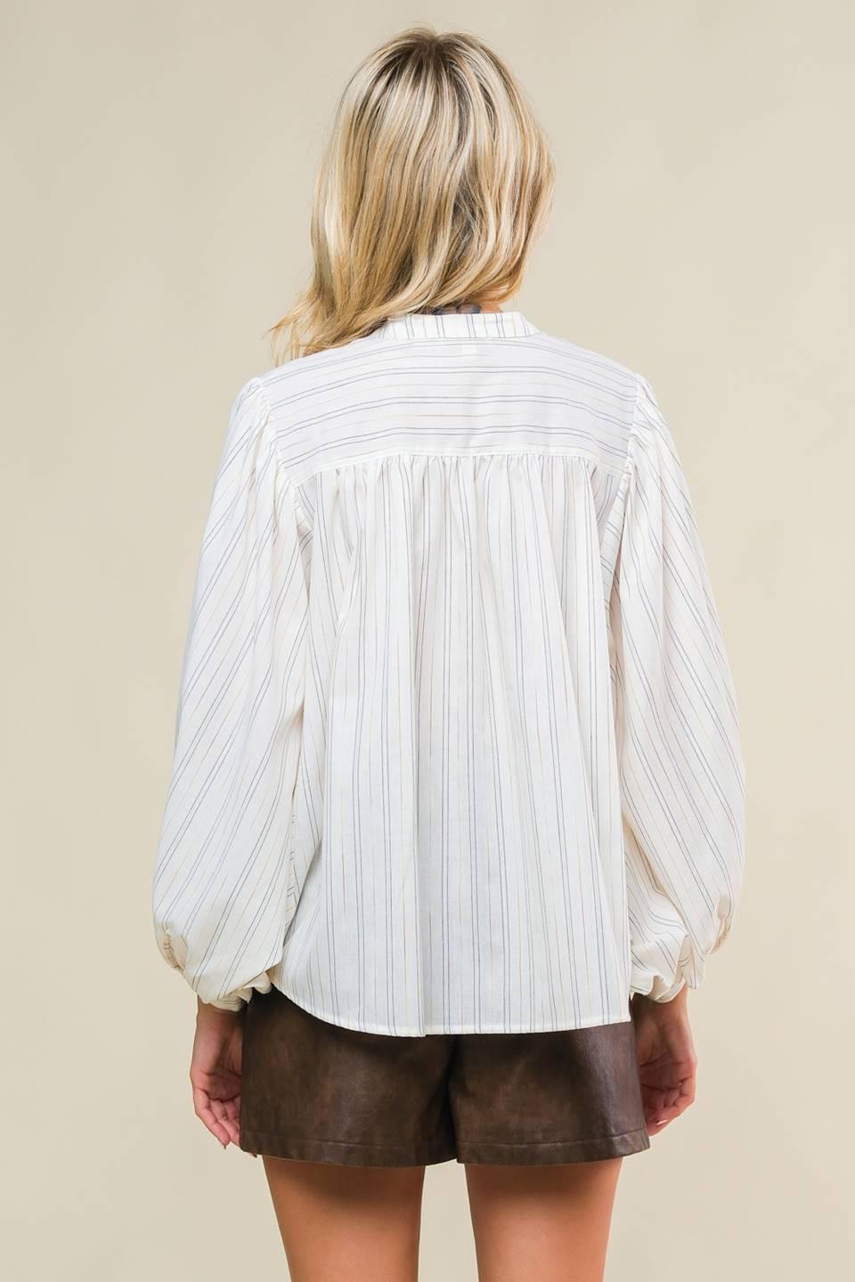 Clean Aesthetic Woven Top
