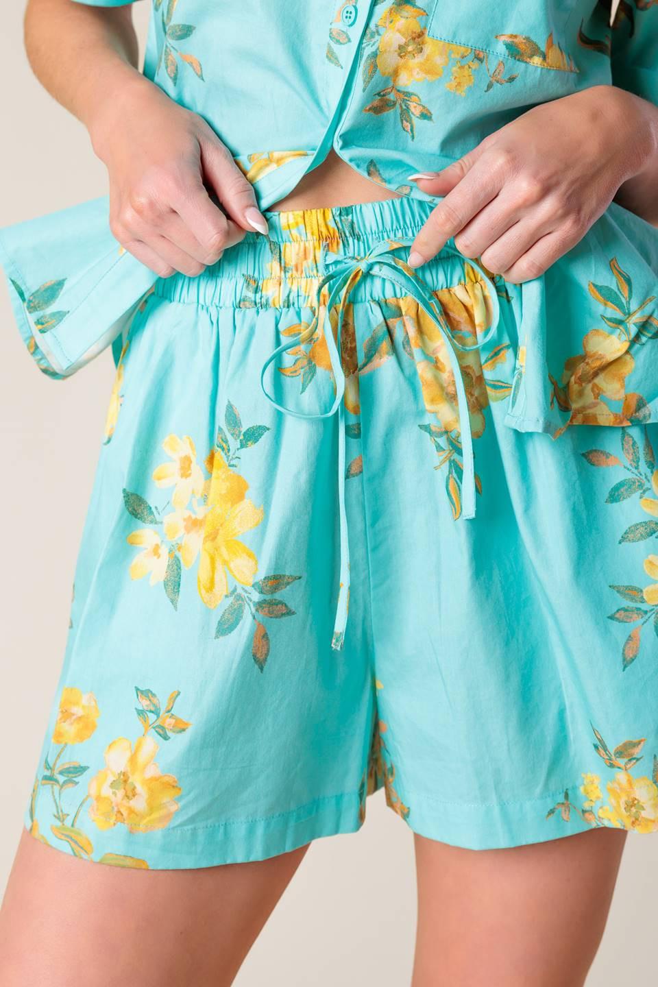 Treasured Times Woven Top And Short Set