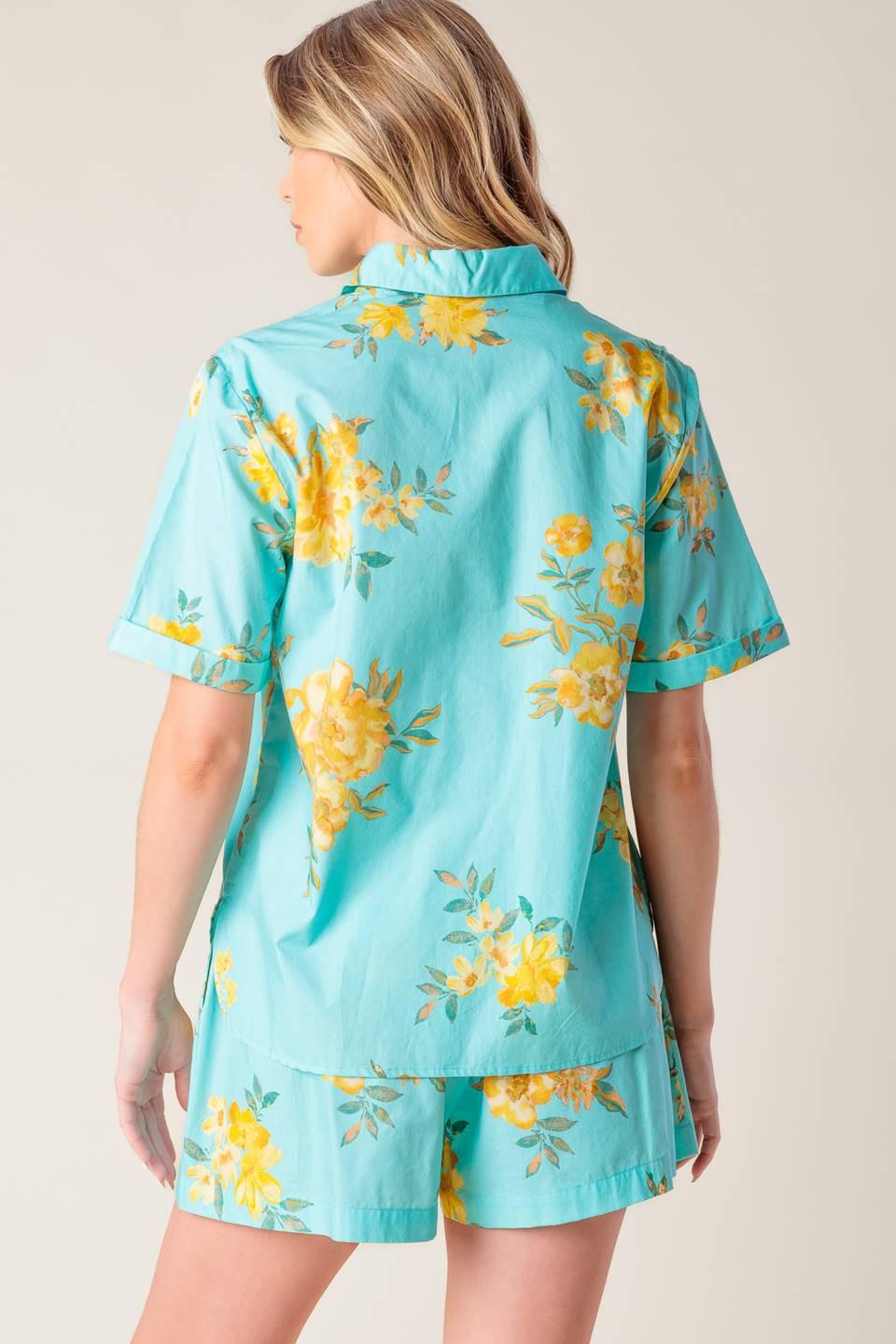Treasured Times Woven Top And Short Set