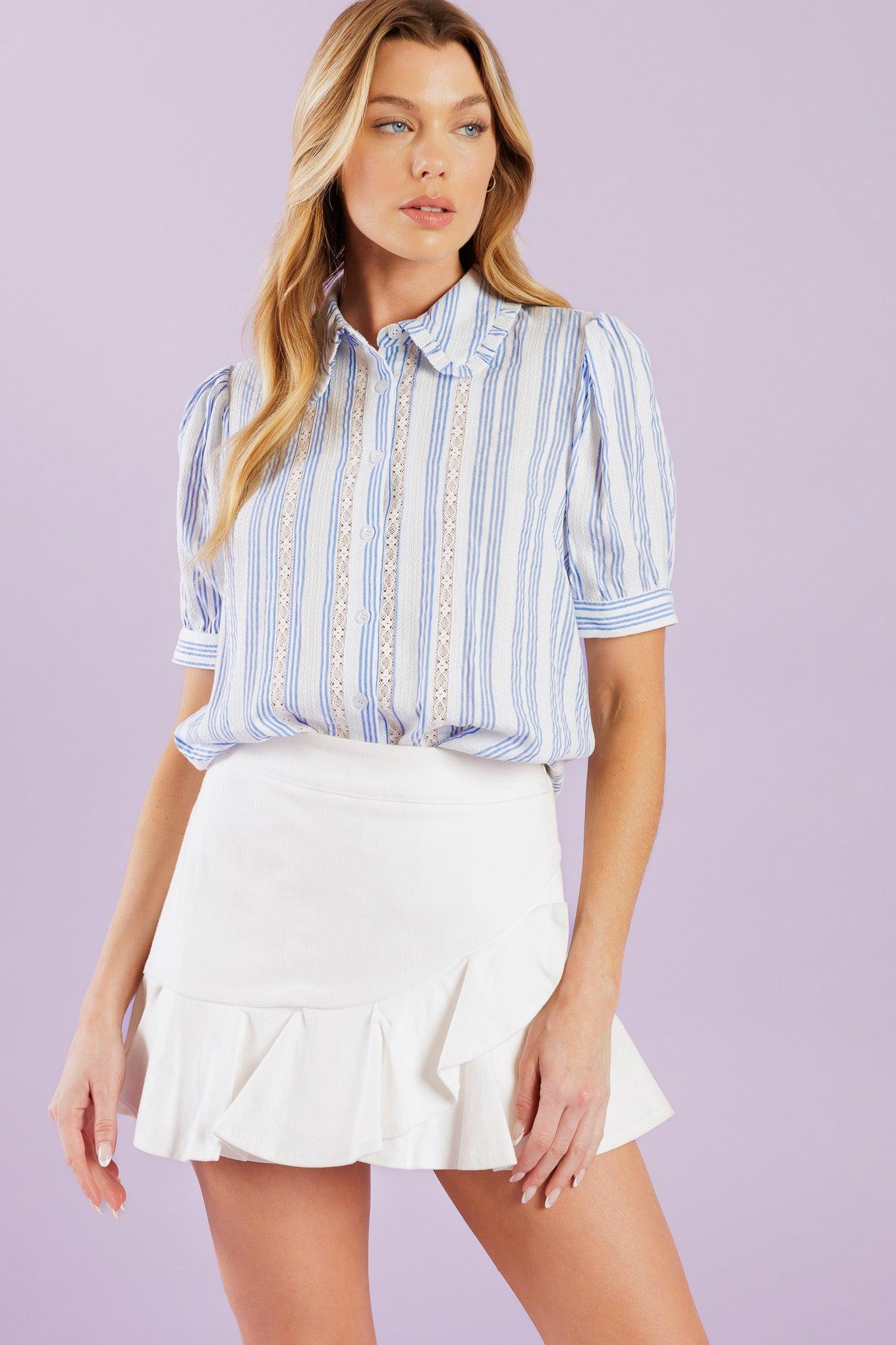 Love Letters Woven Top