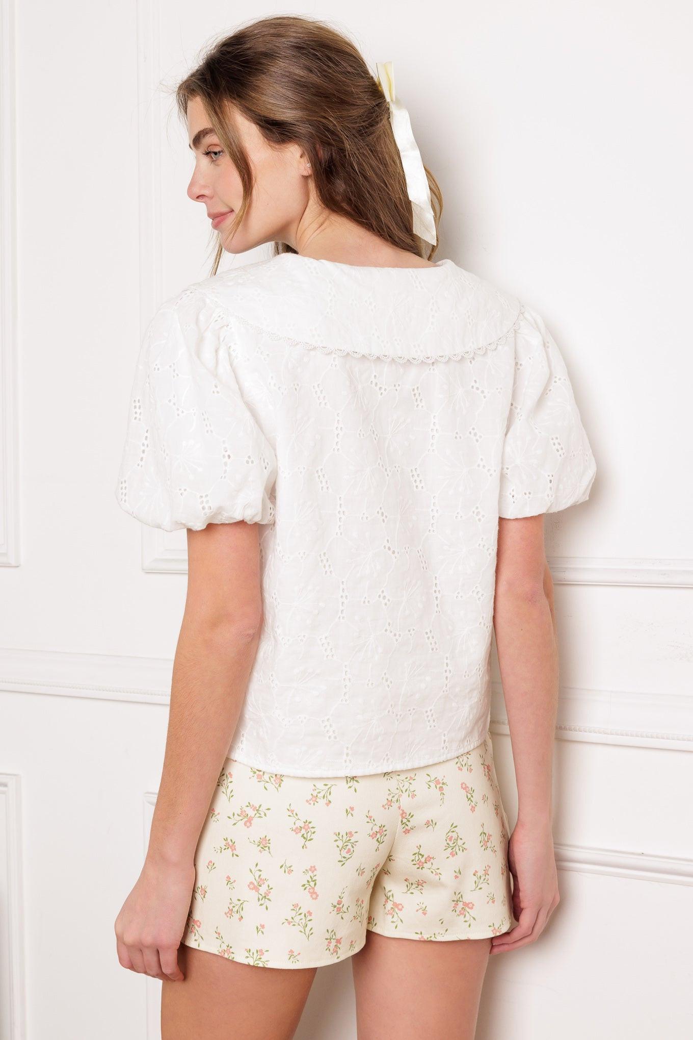 What Will Be Eyelet Woven Top