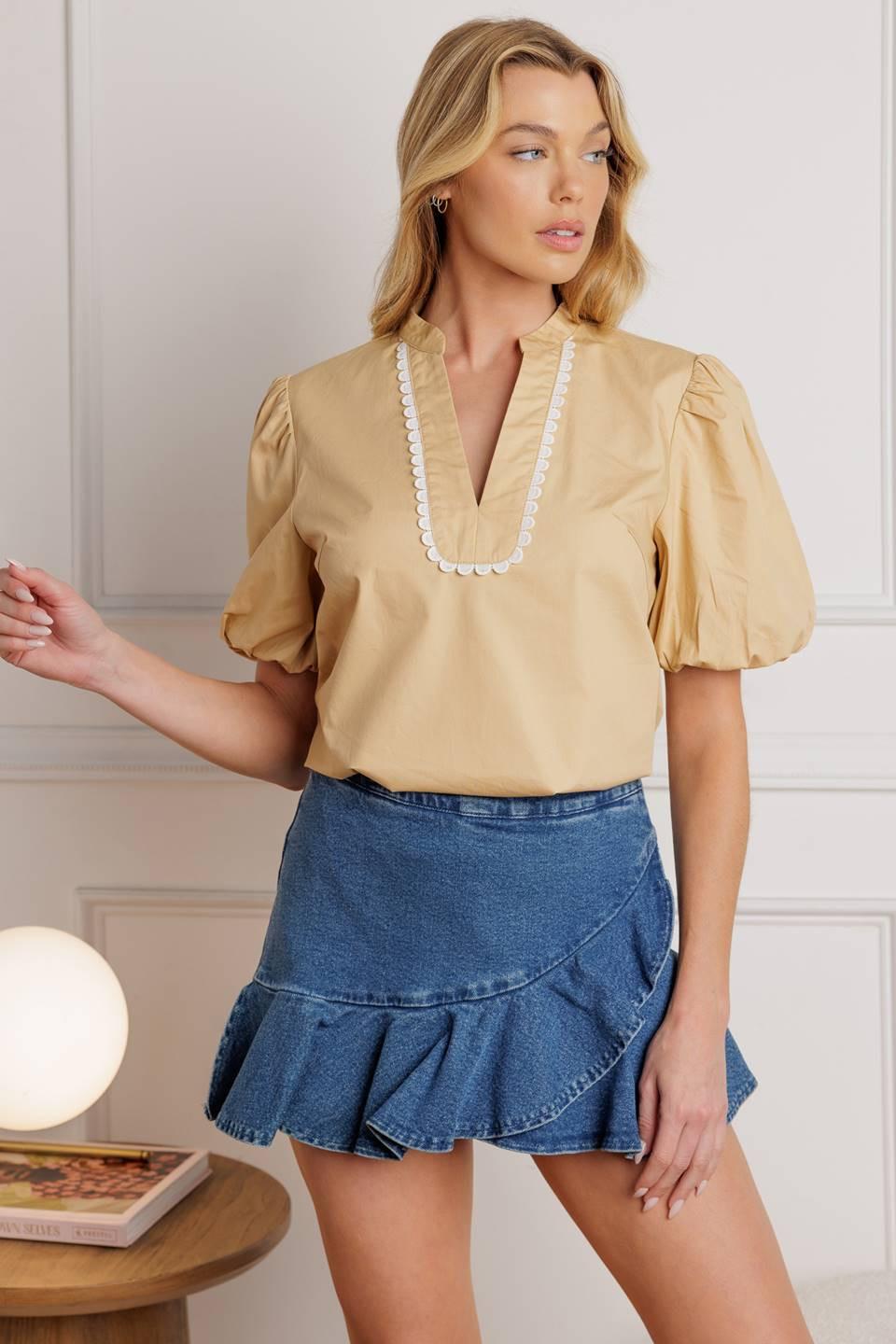 High Standards Woven Top