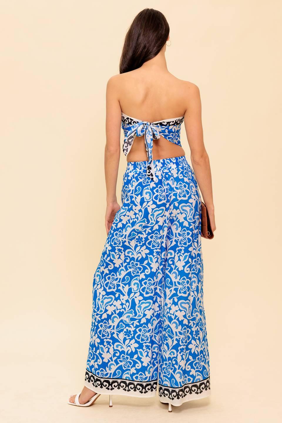 Sparking Inspiration Woven Top And Pant Set
