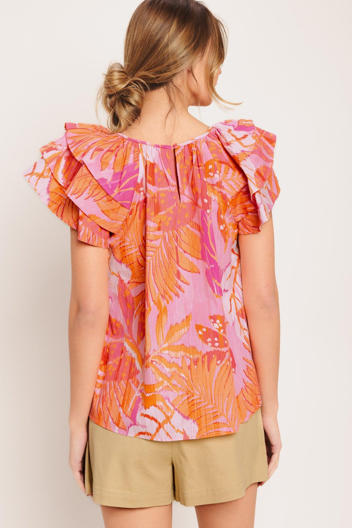 Evening Glow Pink Woven Top | Includes Plus Size