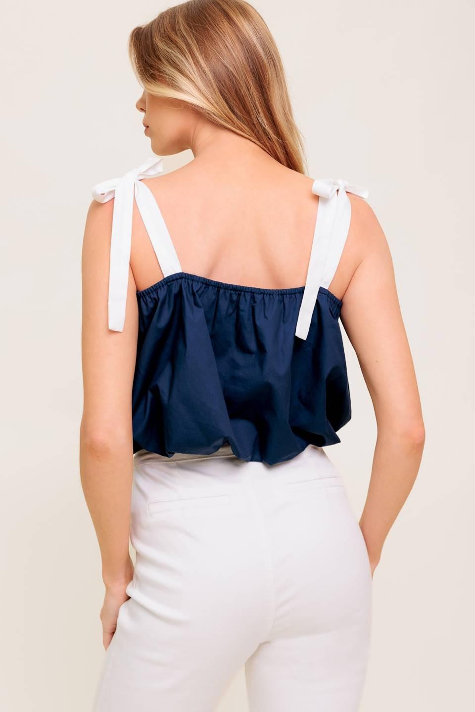 Scent Of Spring Woven Top
