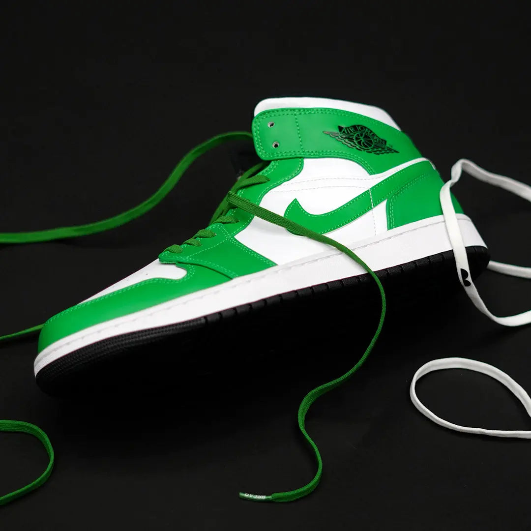 Lucky Green Elastic Shoelaces