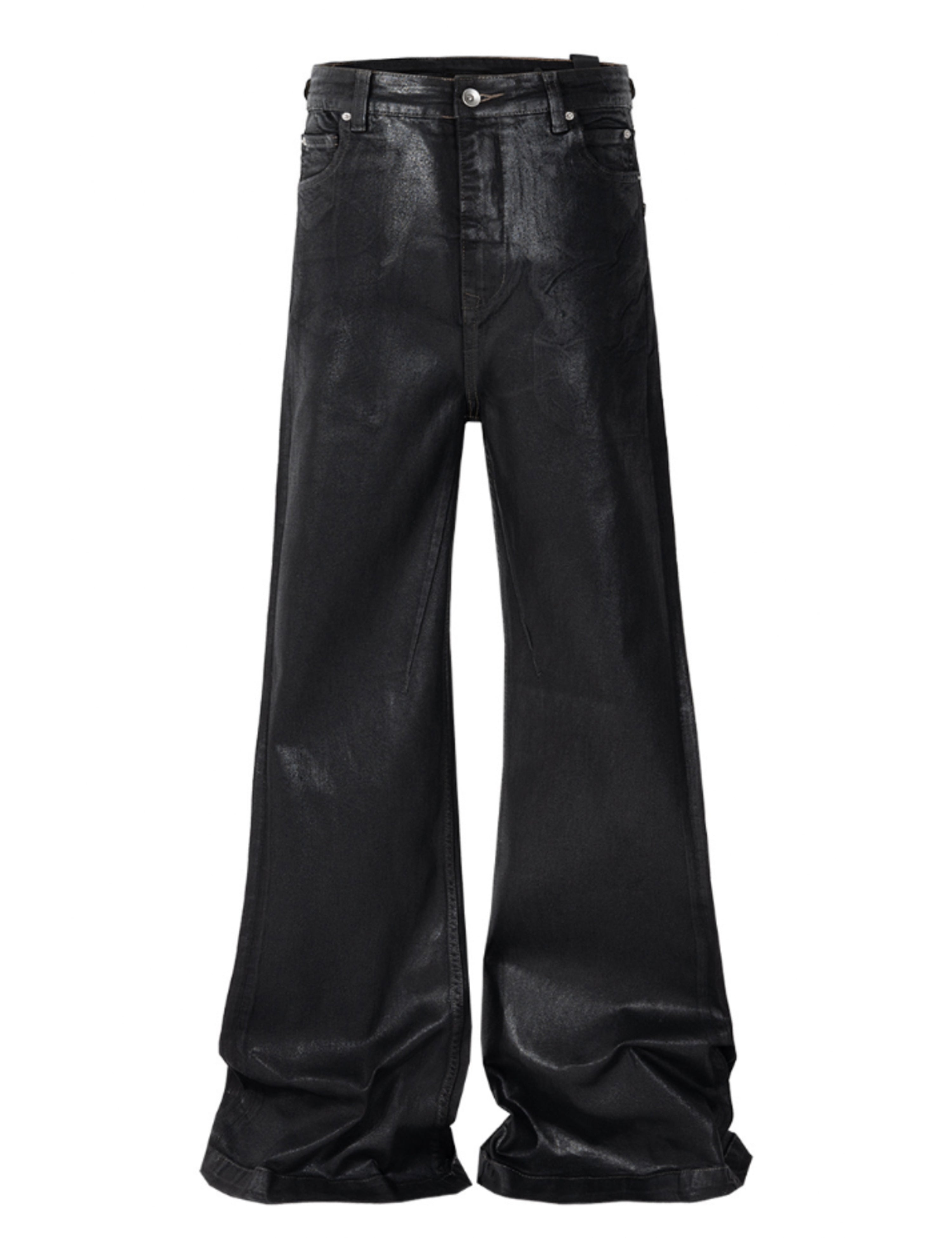 Wideboy Waxed Flare Denim