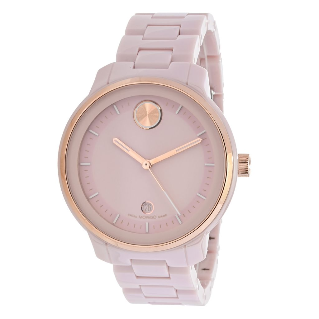 Movado Women's Bold Verso Swiss Made Quartz Ceramic Watch