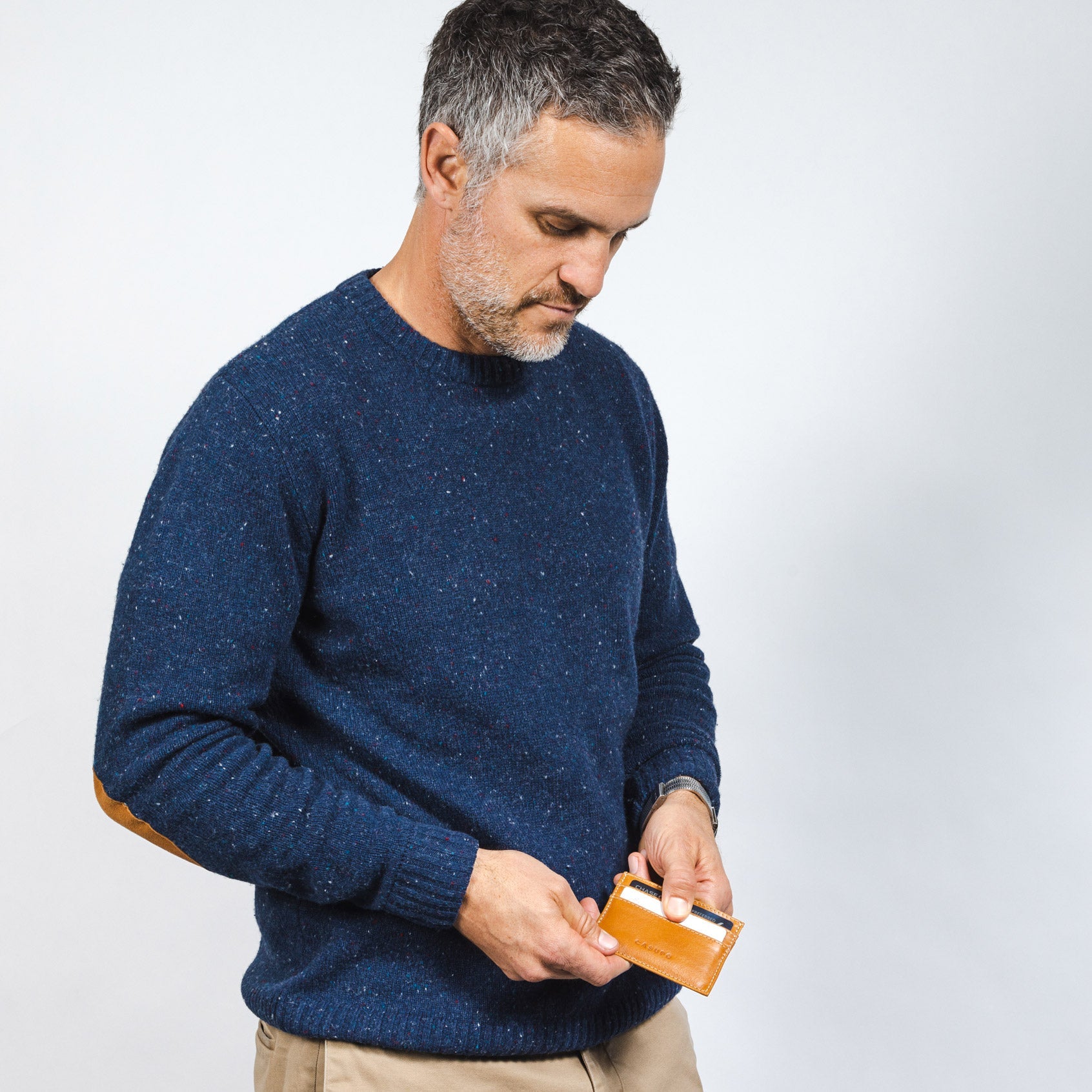 Slim Card Holder Wallet With RFID Protection - Natural