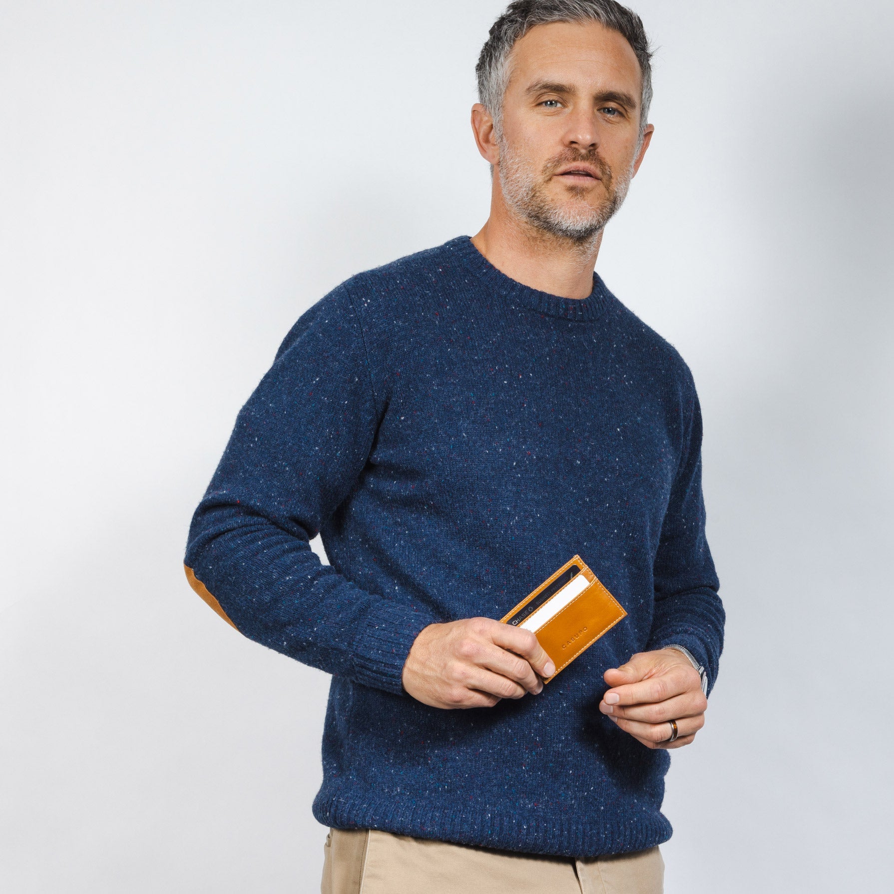 Slim Card Holder Wallet With RFID Protection - Natural